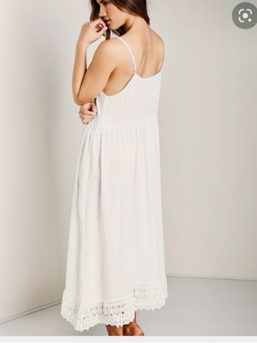 Intimately Free People Sheer Pale Yellow Slip Chemise - Picture 5 of 5